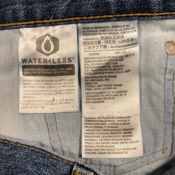 Levi’s 505 blue denim jean shorts - Picture 6 of 8